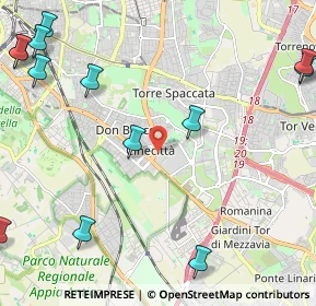 Mappa Via P. Togliatti, 00100 Roma RM, Italia (3.40615)