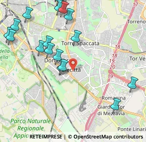 Mappa Via P. Togliatti, 00100 Roma RM, Italia (2.8265)