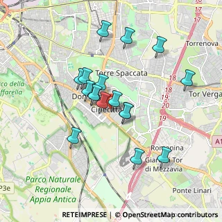 Mappa Via P. Togliatti, 00173 Roma RM, Italia (1.65)