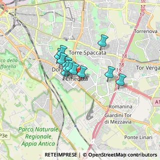Mappa Via P. Togliatti, 00173 Roma RM, Italia (1.21)