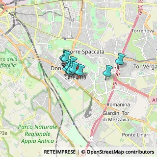 Mappa Via P. Togliatti, 00173 Roma RM, Italia (0.9275)