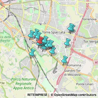 Mappa Via P. Togliatti, 00173 Roma RM, Italia (1.23353)