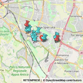 Mappa Via P. Togliatti, 00100 Roma RM, Italia (1.285)