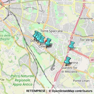 Mappa Via P. Togliatti, 00173 Roma RM, Italia (1.30909)