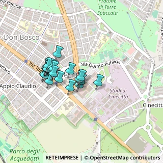 Mappa Via P. Togliatti, 00173 Roma RM, Italia (0.371)
