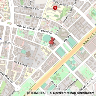 Mappa Via Alessandro Severo, 181, 00145 Roma, Roma (Lazio)