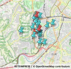 Mappa Via Luigi Kossuth, 00149 Roma RM, Italia (1.0455)