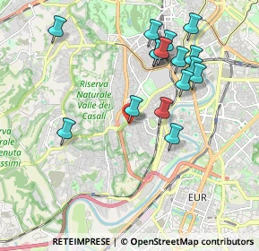 Mappa Via Luigi Kossuth, 00149 Roma RM, Italia (2.09625)