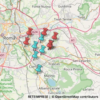 Mappa Via Castelvetrano, 00133 Roma RM, Italia (5.40455)