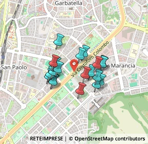 Mappa Via Cristoforo Colombo, 00145 Roma RM, Italia (0.3235)