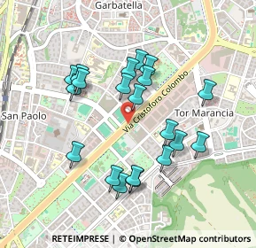 Mappa Via Cristoforo Colombo, 00145 Roma RM, Italia (0.45)