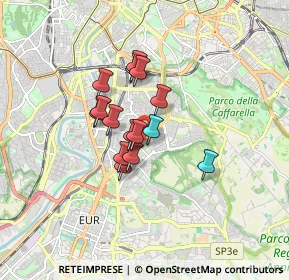 Mappa Via Cristoforo Colombo, 00145 Roma RM, Italia (1.20933)