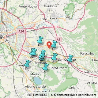 Mappa Via Mezzomonreale, 00132 Roma RM, Italia (6.56182)