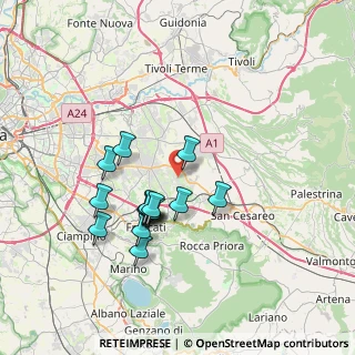 Mappa Via Mezzomonreale, 00132 Roma RM, Italia (6.7)
