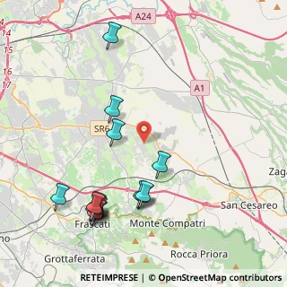 Mappa Via Mezzomonreale, 00132 Roma RM, Italia (5.01733)