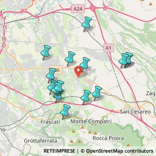 Mappa Via Mezzomonreale, 00132 Roma RM, Italia (3.92667)