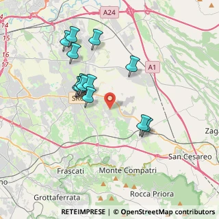 Mappa Via Mezzomonreale, 00132 Roma RM, Italia (3.69077)