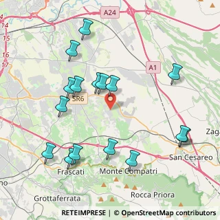 Mappa Via Mezzomonreale, 00132 Roma RM, Italia (4.60688)