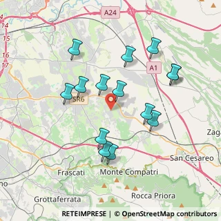 Mappa Via Mezzomonreale, 00132 Roma RM, Italia (3.775)