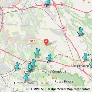 Mappa Via Mezzomonreale, 00132 Roma RM, Italia (6.63833)