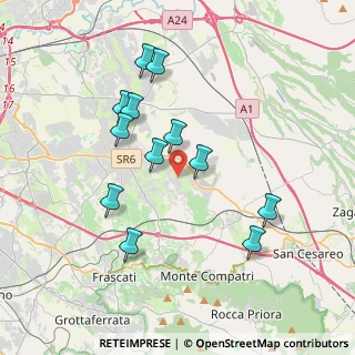 Mappa Via Mezzomonreale, 00132 Roma RM, Italia (3.77583)