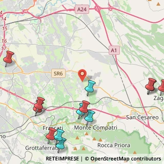 Mappa Via Mezzomonreale, 00132 Roma RM, Italia (6.43)
