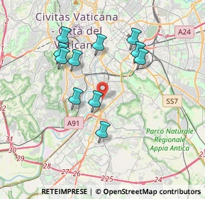 Mappa Via Gaspare Gozzi, 00100 Roma RM, Italia (3.66727)