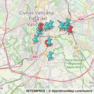 Mappa Via Gaspare Gozzi, 00100 Roma RM, Italia (3.2675)