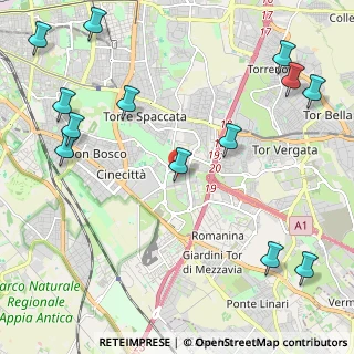Mappa Via Francesco Gentile, 00173 Roma RM, Italia (3.10615)