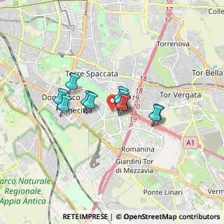 Mappa Via Francesco Gentile, 00173 Roma RM, Italia (1.10833)