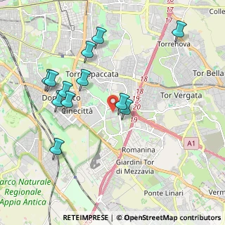 Mappa Via Francesco Gentile, 00173 Roma RM, Italia (2.17833)
