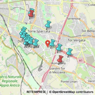 Mappa Via Francesco Gentile, 00173 Roma RM, Italia (2.07063)