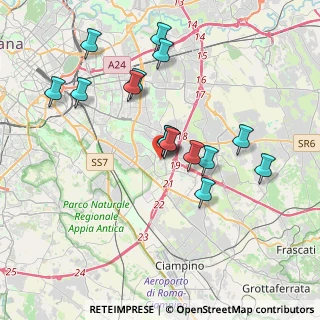 Mappa Via Francesco Gentile, 00173 Roma RM, Italia (3.80267)