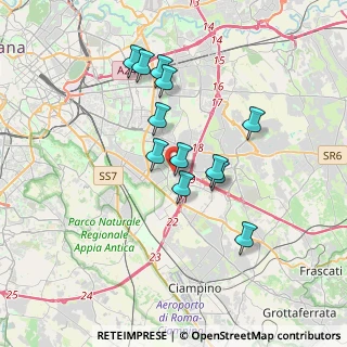 Mappa Via Francesco Gentile, 00173 Roma RM, Italia (3.2025)