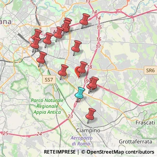 Mappa Via Francesco Gentile, 00173 Roma RM, Italia (4.08867)