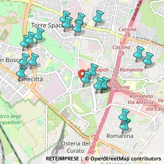 Mappa Via Francesco Gentile, 00173 Roma RM, Italia (1.33)