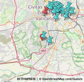 Mappa Via Adeodato Matricardi, 00149 Roma RM, Italia (5.48889)