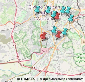 Mappa Via Adeodato Matricardi, 00149 Roma RM, Italia (4.325)