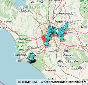 Mappa Via Adeodato Matricardi, 00149 Roma RM, Italia (12.96)