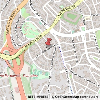 Mappa via Matricardi, 18, 00149 Roma, Roma (Lazio)
