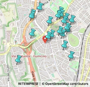 Mappa Via Adeodato Matricardi, 00149 Roma RM, Italia (0.5275)