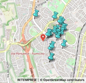 Mappa Via Adeodato Matricardi, 00149 Roma RM, Italia (0.3895)