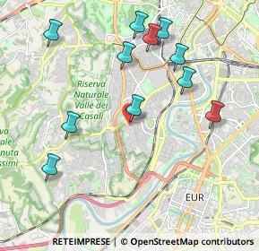 Mappa Via Adeodato Matricardi, 00149 Roma RM, Italia (2.28455)