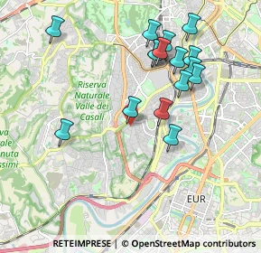 Mappa Via Adeodato Matricardi, 00149 Roma RM, Italia (2.06813)