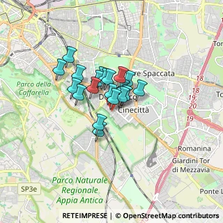 Mappa Via Fabrizio Luscino, 00173 Roma RM, Italia (1.1205)