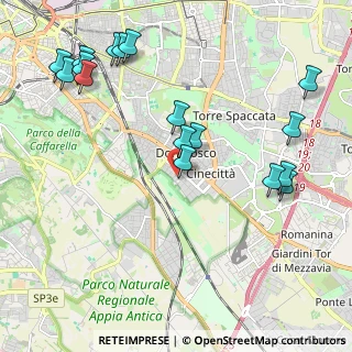 Mappa Via Fabrizio Luscino, 00173 Roma RM, Italia (2.60941)