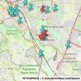 Mappa Via Fabrizio Luscino, 00173 Roma RM, Italia (2.81526)