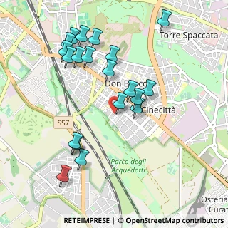 Mappa Via Fabrizio Luscino, 00173 Roma RM, Italia (1.0915)