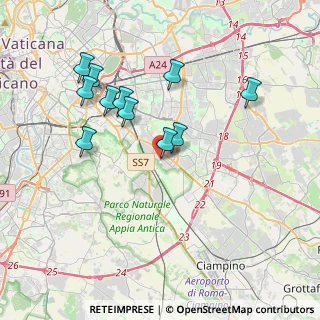 Mappa Via Fabrizio Luscino, 00173 Roma RM, Italia (3.84364)