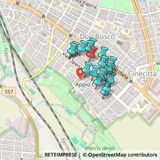 Mappa Via Fabrizio Luscino, 00173 Roma RM, Italia (0.3295)